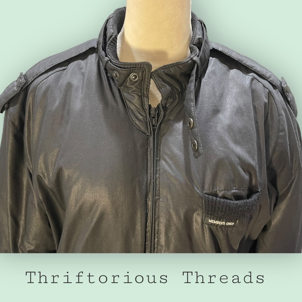 Vintage Members Only Iconic Racer Jacket - Picture 8 of 9